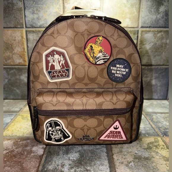 NWT Coach X Star Wars backpack purse main image 11